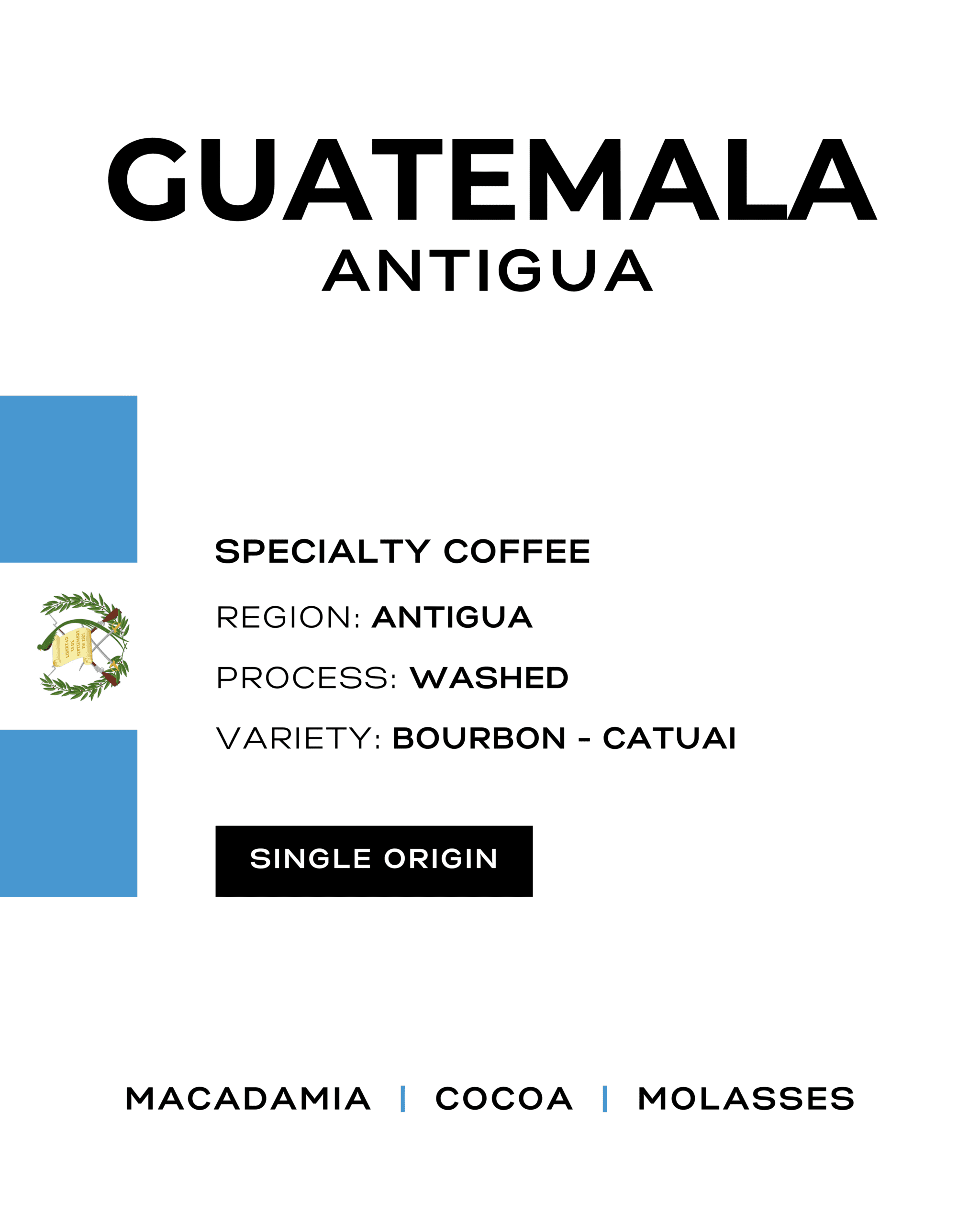 Antigua, roasted by Patio Coffee Roasters