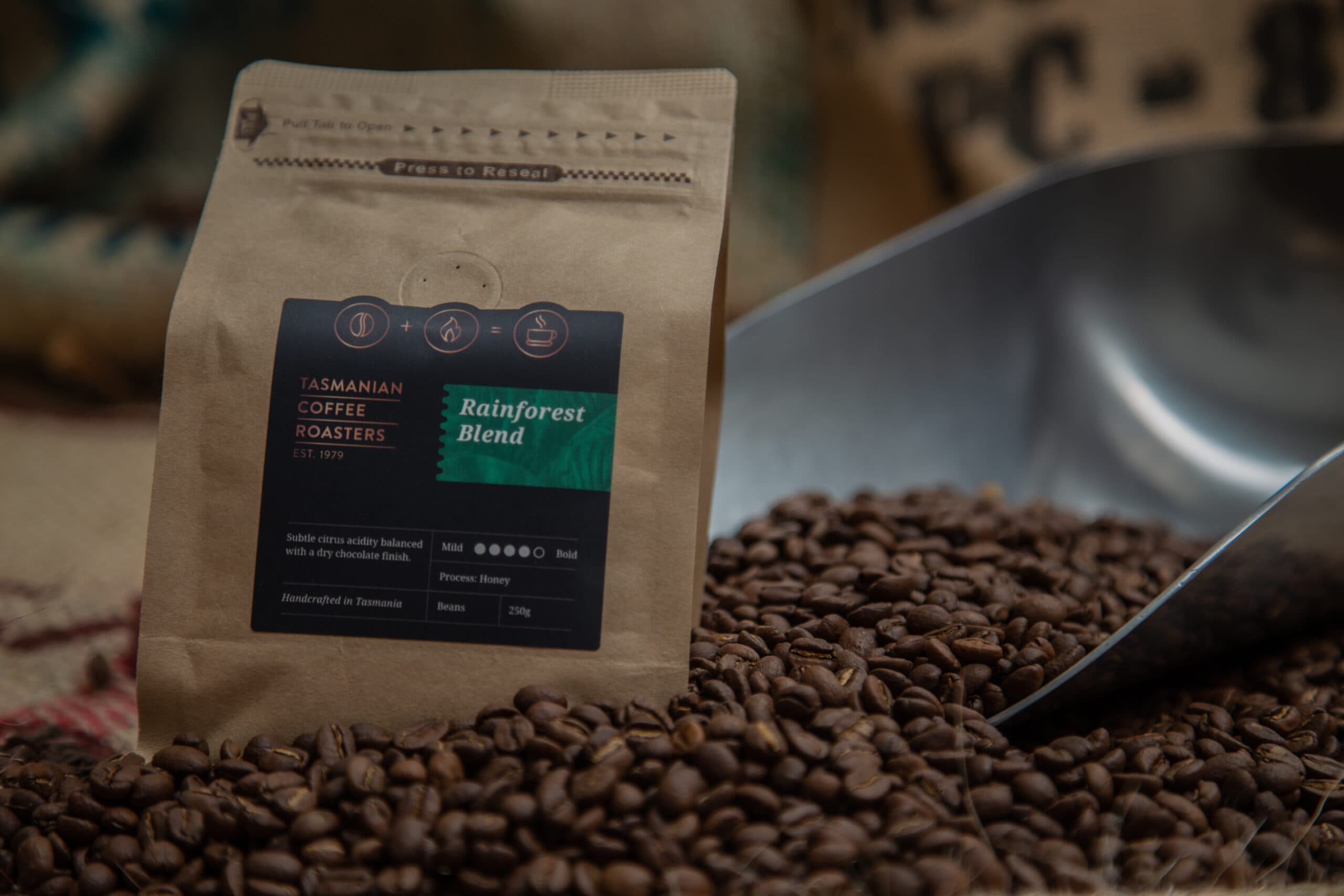 tasmanian coffee roasters rainforest blend