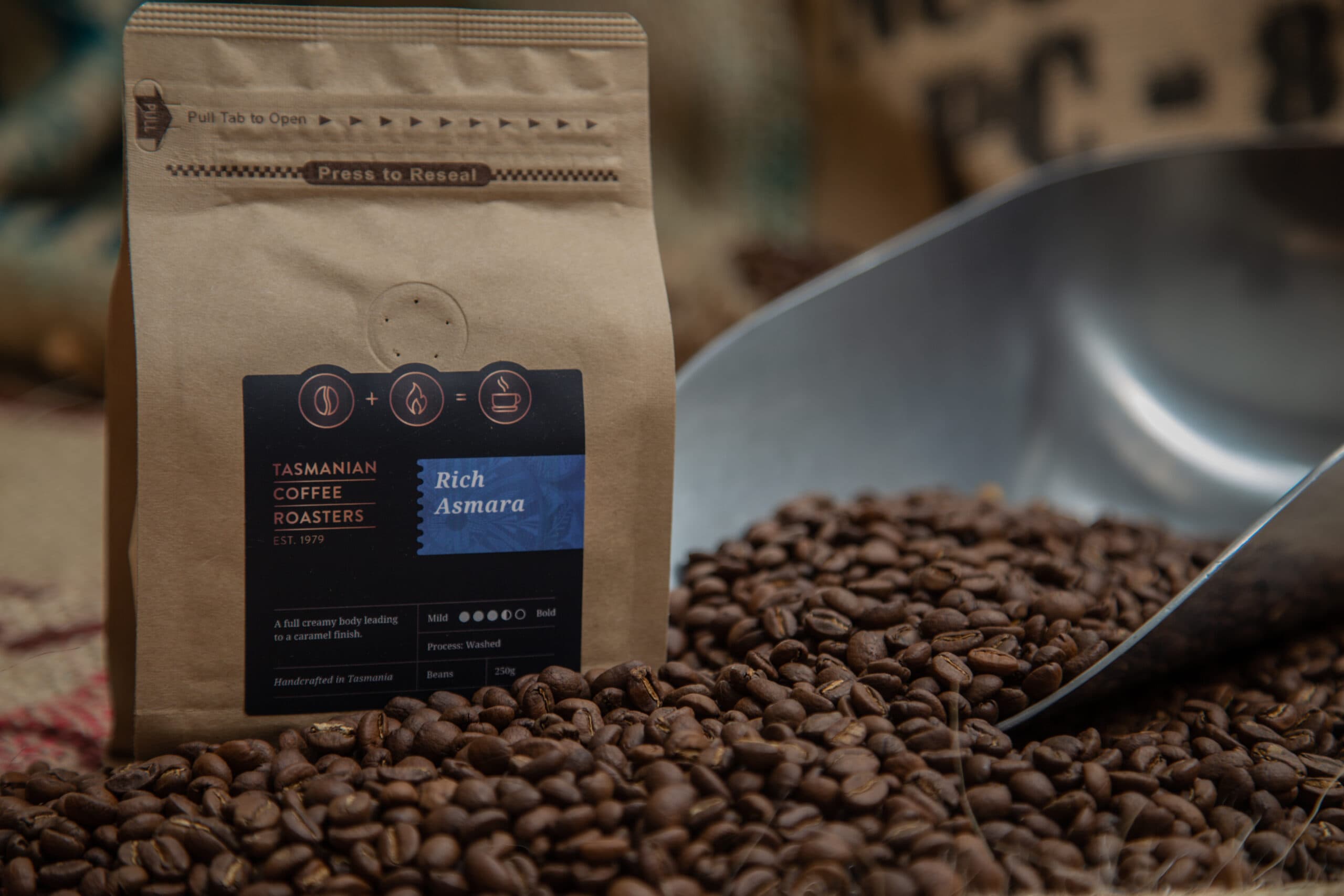 tasmanian coffee roasters rich asmara