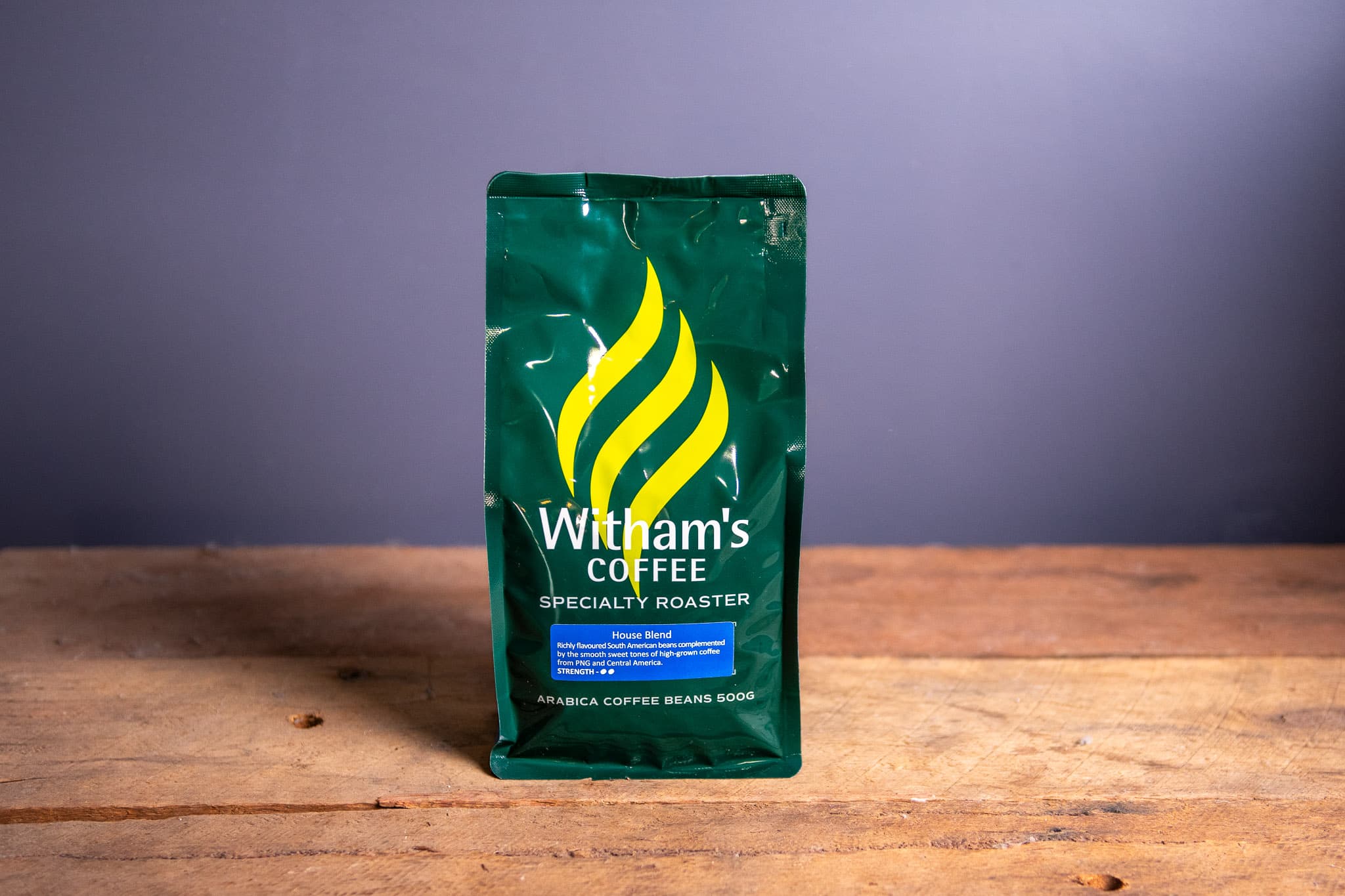 House Blend, roasted by Witham’s Coffee