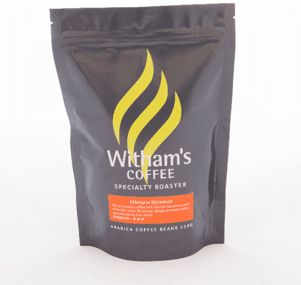 Djimmah, roasted by Witham’s Coffee