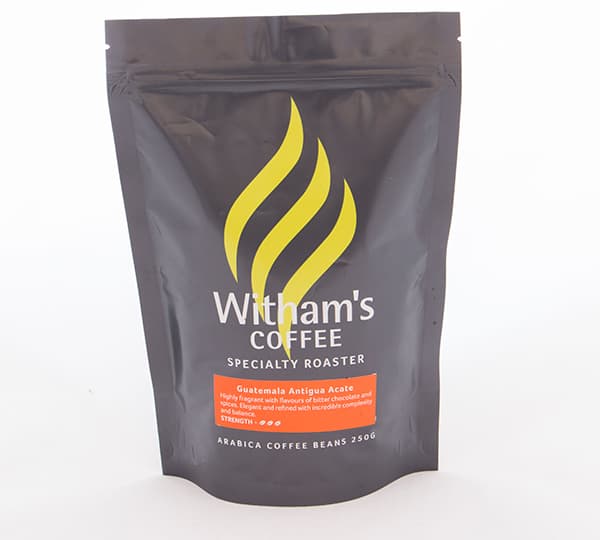 Antigua Acate, roasted by Witham’s Coffee