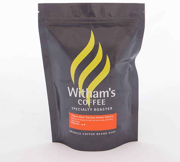 Kimel Estate X, roasted by Witham’s Coffee