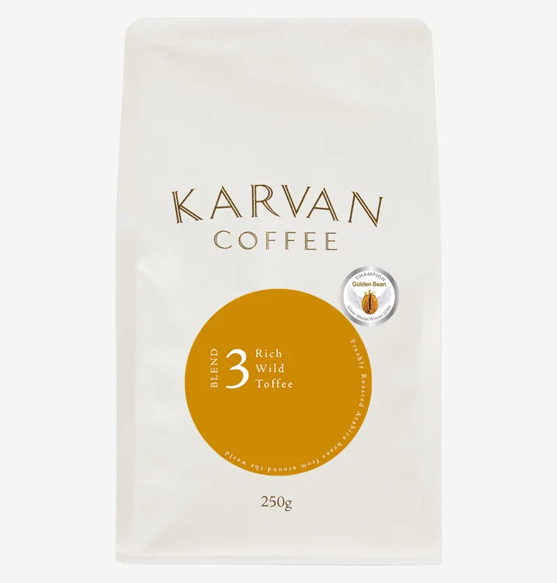 Blend 3, roasted by Leaf Bean Machine