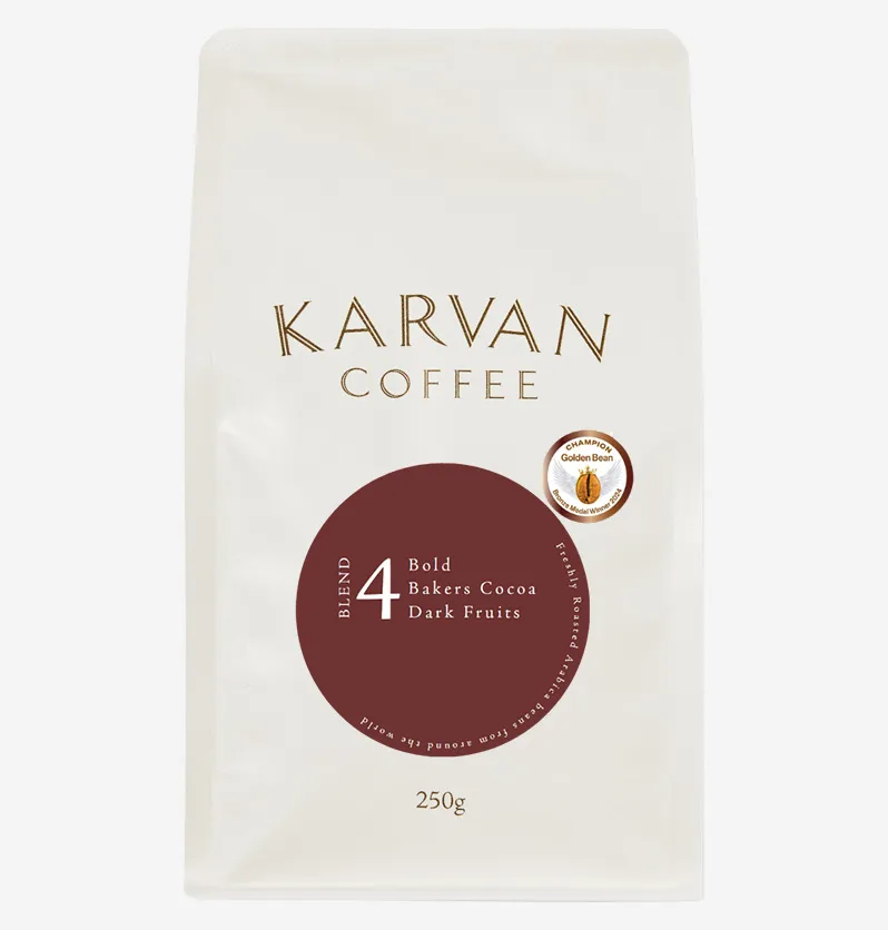 Karvan Blend 4, roasted by Leaf Bean Machine